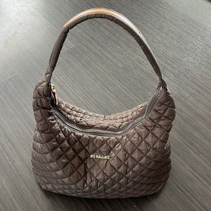 MZ Wallace Metro Shoulder Bag in Magnet